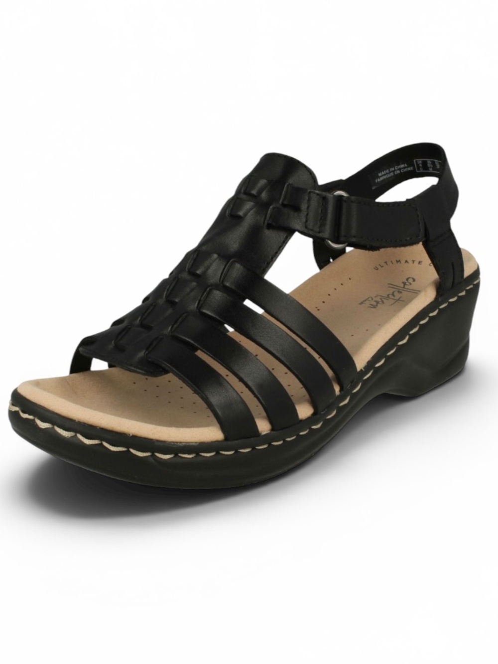 Ladies Clarks Lexi Bridge Leather Wedge Cushion
Gladiator Sandals Size 7